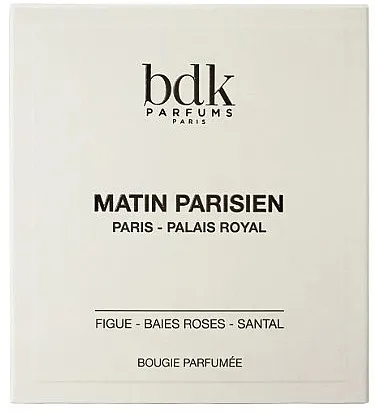 BDK Parfums Matin Parisien Scented Candle Mirisna svijeća u čaši
