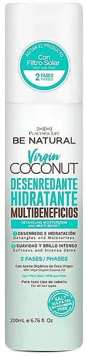 Be Natural Virgin Coconut Moisturizing Detangling Treatment Hidratantno sredstvo za raščešljavanje kose