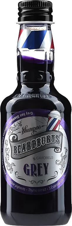 Beardburys Grey Shampoo Šampon za nijansiranje bijele i sijede kose