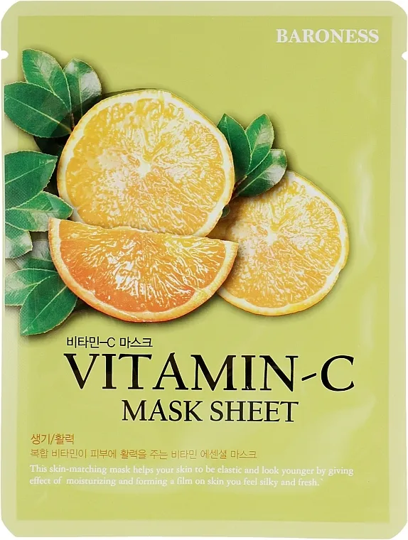 Beauadd Baroness Mask Sheet Vitamin C Sheet maska s vitaminom C