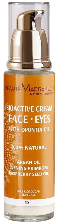 Beaute Marrakech Bioactive Face And Eye Cream Bioaktivna krema za lice i oči sa uljem opuncije i argana