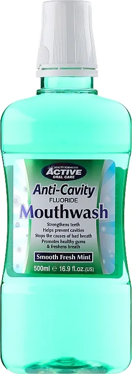 Beauty Formulas Active Oral Care Anti-Cavity Mouthwash Vodica za ispiranje usta