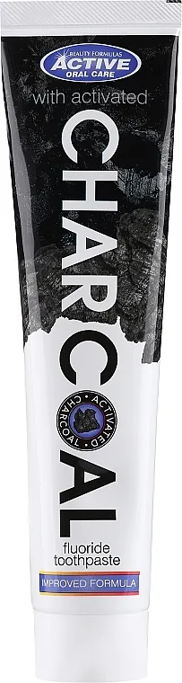 Beauty Formulas Charcoal Activated Fluoride Toothpaste Pasta za zube s aktivnim ugljenom