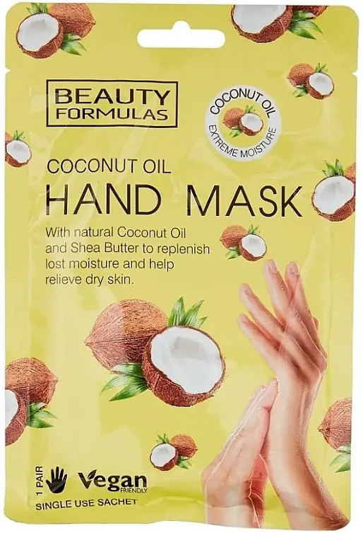 Beauty Formulas Coconut Oil Hand Mask Maska za ruke sa kokosovim uljem