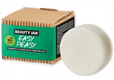 Beauty Jar Easy Peasy Shampoo &amp; Shave Multi-Purpose Bar Sapun za kosu i brijanje