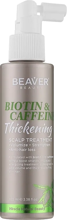 Beaver Professional Biotin &amp; Caffeine Thickening Scalp Treatment Sprej protiv opadanja kose sa biotinom i kofeinom