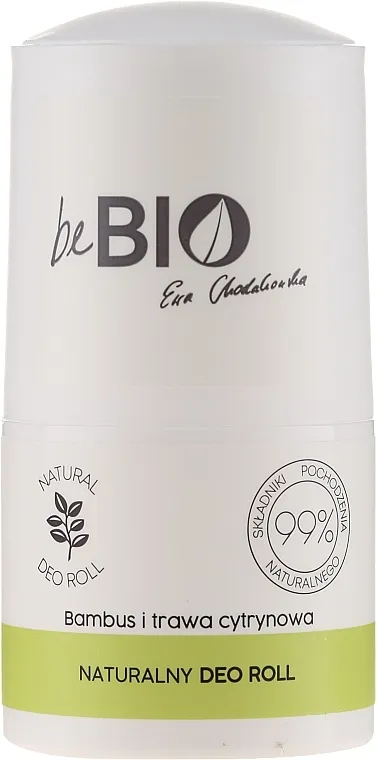 BeBio Natural Lemon Grass &amp; Bamboo Deodorant Roll-On Roll-on dezodorans "Limunska trava i bambus"