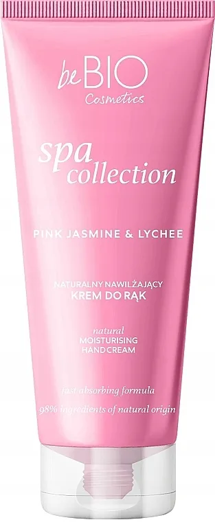 BeBio Spa Collection Pink Jasmine &amp; Lychee Natural Moisturizing Hand Cream Prirodna hidratantna krema za ruke Pink Jasmin &amp; Lichi