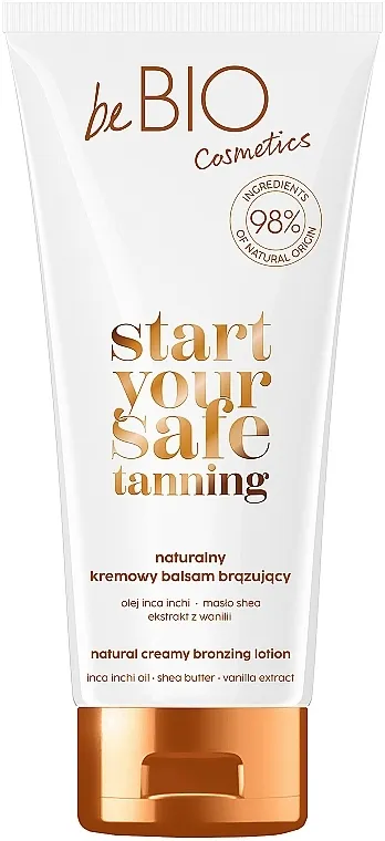 BeBio Start Your Safe Tanning Natural Creamy Bronzing Lotion Prirodni kremasti losion za bronziranje