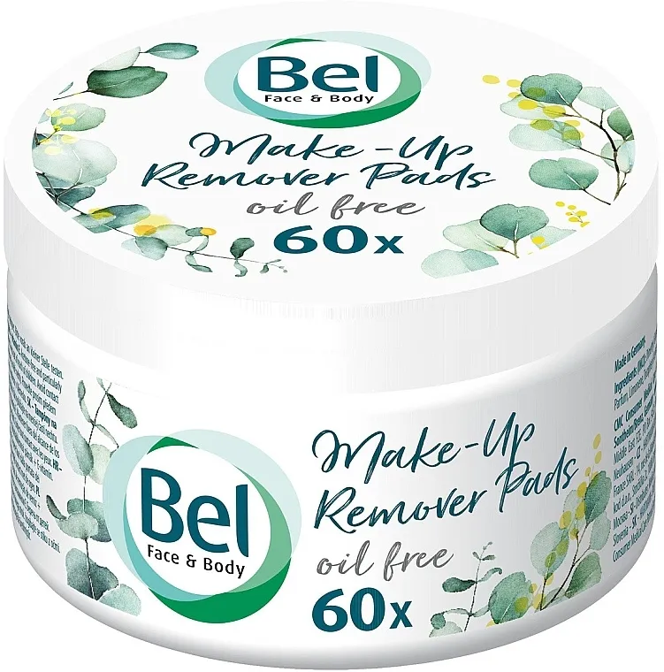 Bel Face &amp; Body Make-Up Remover Pads With Aloe Vera Pamučni jastučići za uklanjanje šminke, 60 kom.