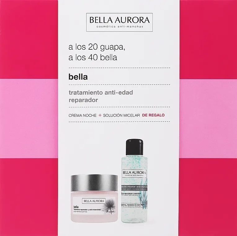 Bella Aurora Bella Night Set (fcr/50ml + mic/water/100ml)