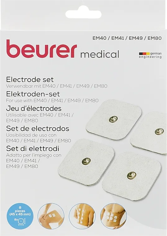 Beurer SET EM41/49/80/95 Set elektroda, 8 kom.