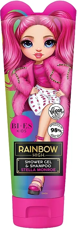 Bi-es Rainbow High Stella Monroe Gel &amp; Shampoo Gel za tuširanje 2u1