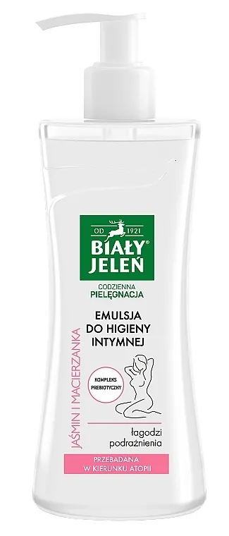 Bialy Jelen Hypoallergenic Emulsion For Intimate Hygiene Hipoalergena emulzija za intimnu higijenu s jasminom i majčinom dušicom