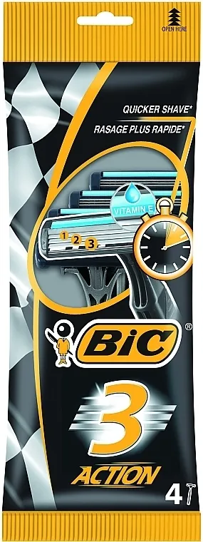Bic Muški brijač "Action", 4kom