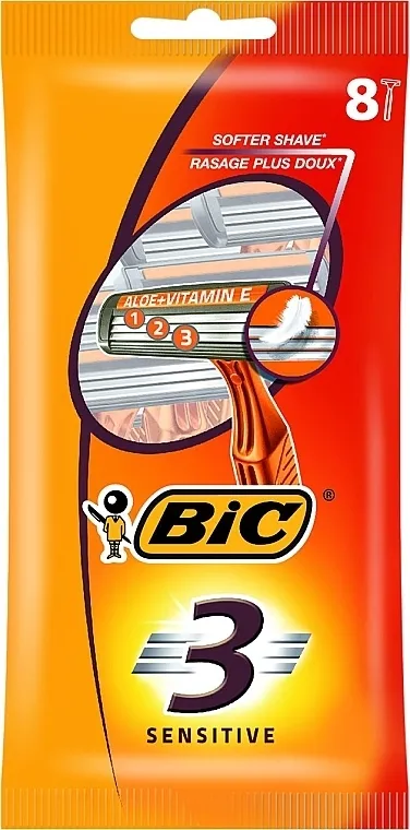 Bic Muški brijač "Sensitive 3", 8kom