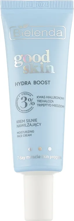 Bielenda Good Skin Hydra Boost Moisturizing Face Cream Hidrantna krema sa hijaluronskom kiselinom
