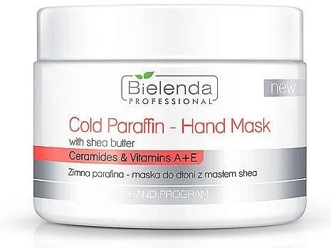Bielenda Professional Cold Paraffin Hand Mask With Shea Butter (400 g) Hladna parafinska maska ​​za ruke s ekstraktom Shea maslaca