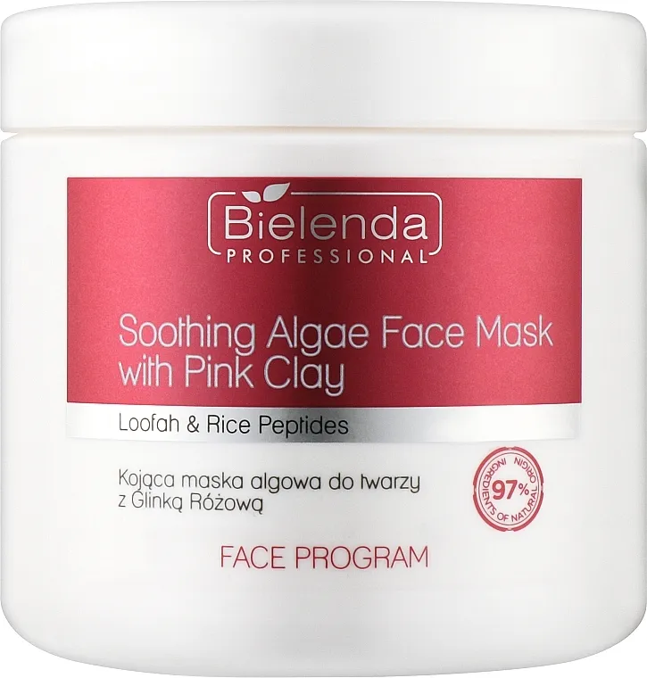 Bielenda Professional Mask Umirujuća maska ​​od morskih algi s ružičastom glinom