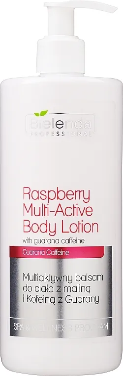 Bielenda Professional Multiactive Body Lotion Multiaktivni balzam za tijelo s malinama i biokofeinom iz guarane