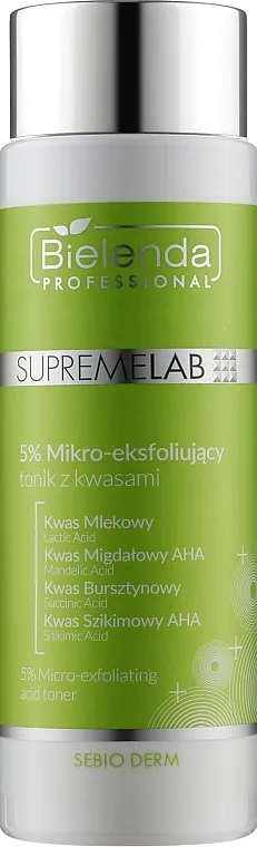 Bielenda Professional Supremelab 5% Micro-exfoliating Acid Toner Tonik za lice
