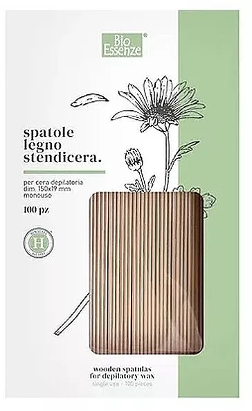 Bio Essenze Drvena spatula za depilaciju, 100 kom.