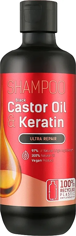 Bio Naturell Shampoo Šampon za kosu "Black Castor Oil &amp; Keratin"