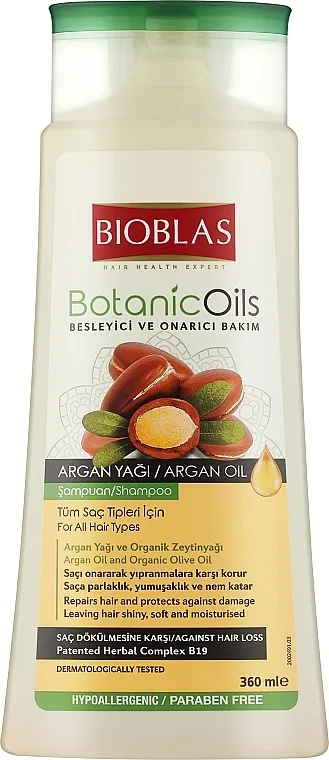 Bioblas Botanic Oils Argan Oil Shampoo Šampon protiv opadanja kose s arganovim uljem