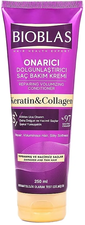 Bioblas Collagen &amp; Keratin Conditioner Regenerator za kosu sa kolagenom i keratinom
