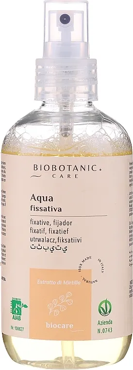 BioBotanic BioCare Aqua Fixative Elixir Fiksirajući eliksir za kovrče
