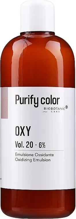 BioBotanic Purify Color OXY Oxidizing Emulsion Vol 20 6% Oksidirajuća emulzija za kosu