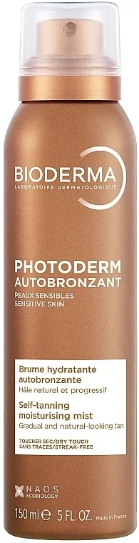 Bioderma Photoderm Self-Tanning Moisturising Mist Hidratantni sprej za samopotamnjivanje