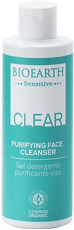 Bioearth Sensitive Clear Purifying Face Cleanser Gel za čišćenje problematične i kombinovane kože lica