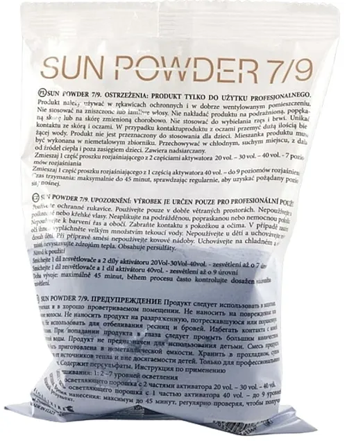 Bioelixire Sun Powder 7/9 Sredstvo za posvjetljivanje kose