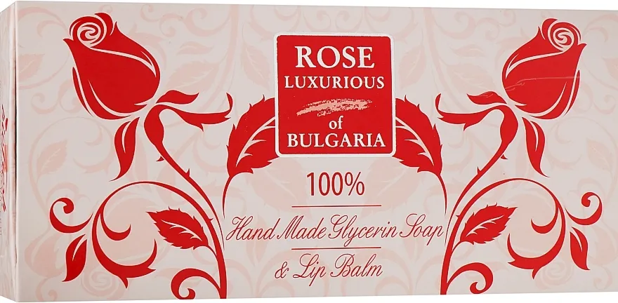 BioFresh Rose Luxurious of Bulgaria (l/balm/5ml + soap/2x70g) Set