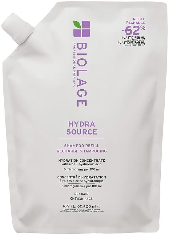 Biolage Professional Hydrasource Shampoo Hidratantni šampon za suvu kosu (zamjenski uložak)