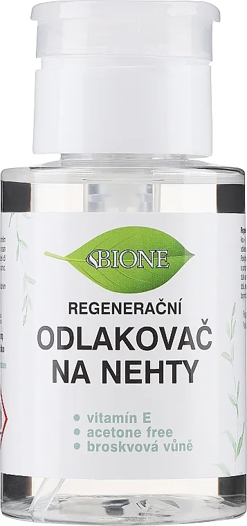 Bione Cosmetics Vitamin E Nail Polish Remover Odstranjivač laka za nokte s vitaminom E