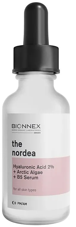 Bionnex The Nordea Hyaluronic Acid 2% + Arctic Algae + B5 Serum Serum za lice