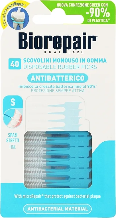 Biorepair Interdentalne silikonske čačkalice za zube, veličina S
