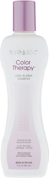 BioSilk Color Therapy Cool Blonde Shampoo Šampon za zaštitu boje svijetle i izbijeljene kose