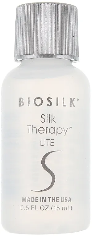 BioSilk Silk Therapy Lite Silk Treatment Tekuća svila za kosu koja se ne ispire