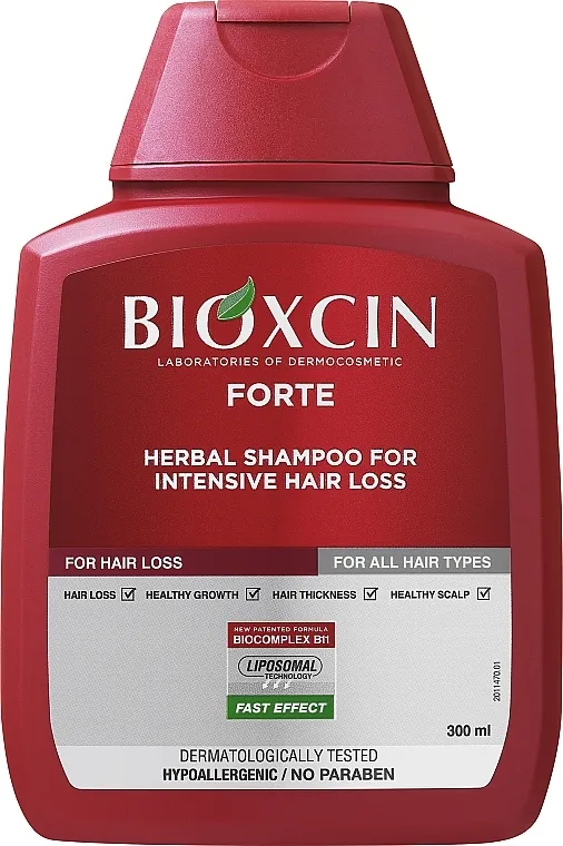 Biota Bioxsine Forte Herbal Shampoo For Intensive Hair Loss Biljni šampon protiv intenzivnog opadanja kose