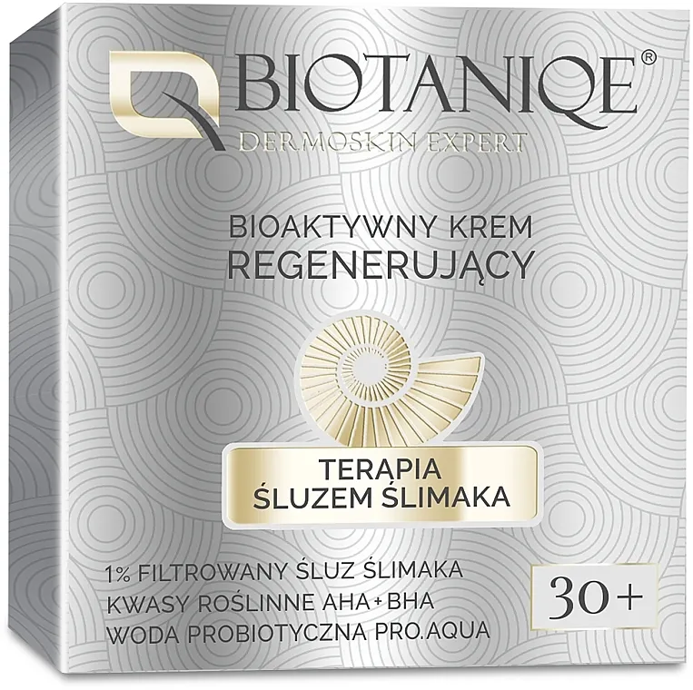 Biotaniqe BioActive Regenerating Cream 30+ Bioaktivna regenerirajuća krema za lice s puževom sluzi