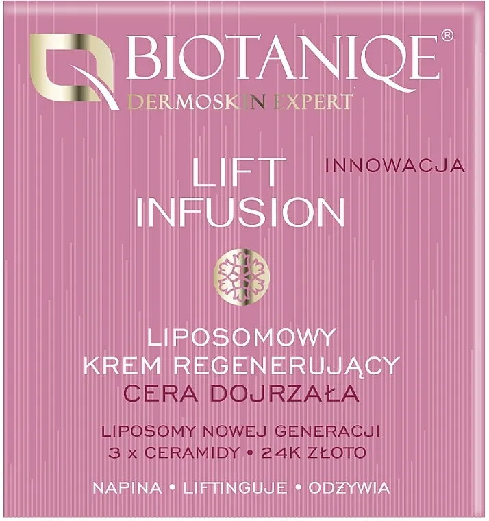Biotaniqe Lift Infusion Regenerating Cream Liposomska regenerirajuća krema 70+