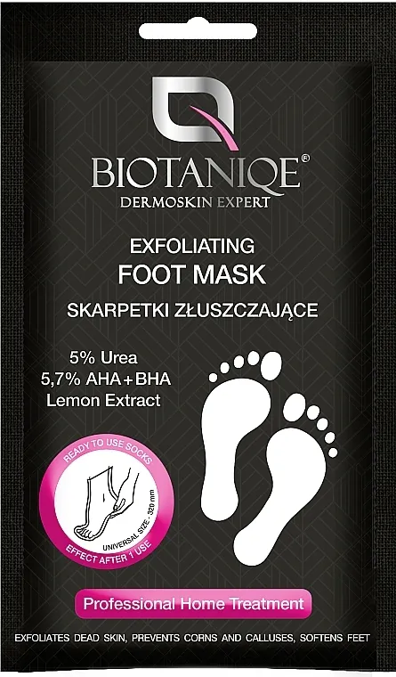 Biotaniqe Regenerating Foot Mask Extract Lemon Maska za stopala "Limun"