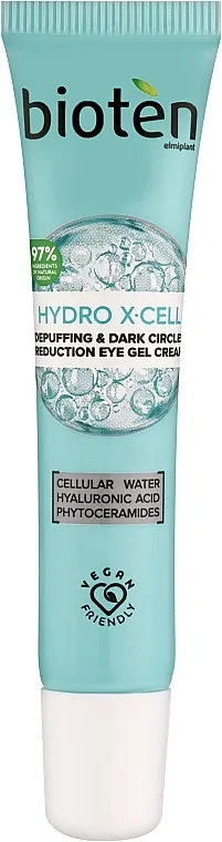 Bioten Hydro X-Cell Depuffing &amp; Dark Circles Reduction Eye Gel Cream Gel krema za predeo oko očiju protiv tamnih krugova i otoka