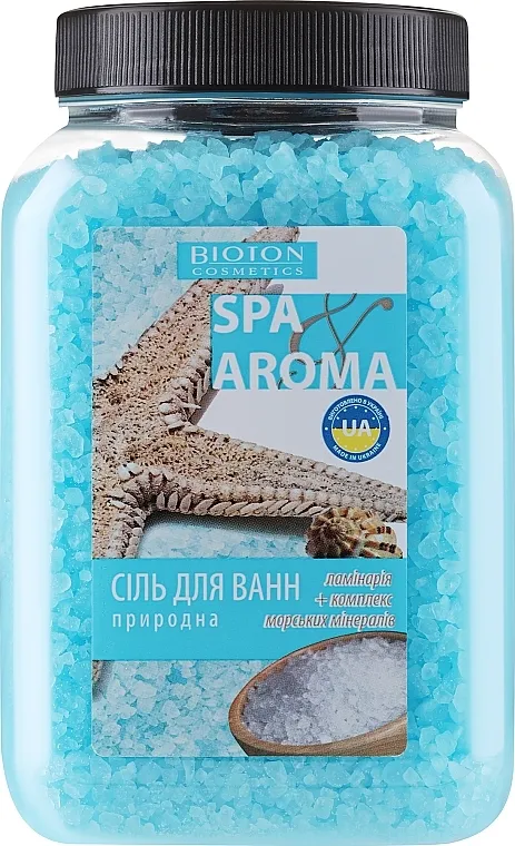 Bioton Cosmetics Sea Salt Prirodna morska so za kupanje sa ekstraktom algi i kompleksom morskih minerala