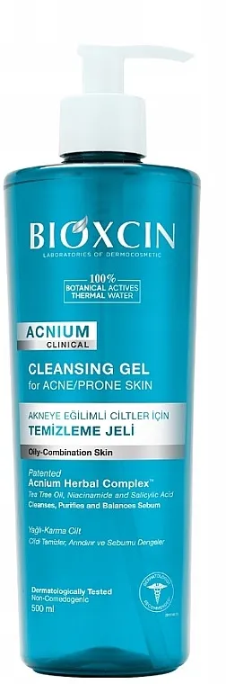 Bioxcin Acnium Sebum Balancing Cleansing Gel Seboregulirajući gel za umivanje lica