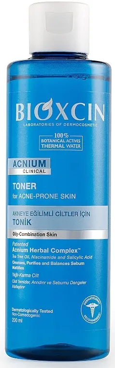 Bioxcin Acnium Sebum Balancing Toner Seboregulirajući tonik za kožu sklonu aknama