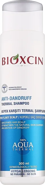 Bioxcin Aqua Thermal Anti-Dandruff Thermal Shampoo Termalni šampon protiv peruti za kožu glave
